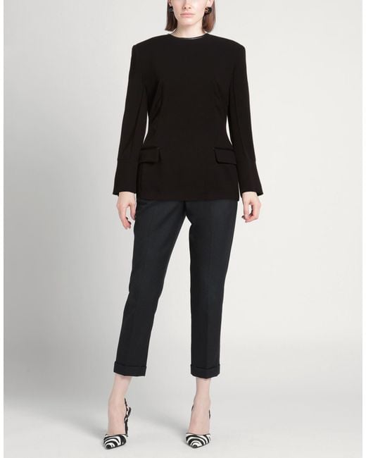 The Mannei Black Top Polyester, Rayon, Elastane