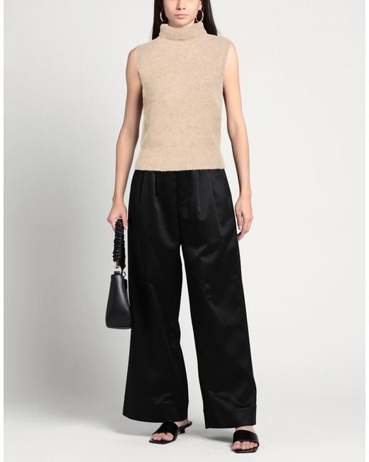 D.exterior Natural Turtleneck Wool, Alpaca Wool, Polyamide