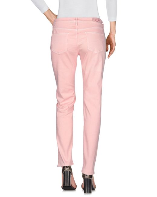 Jacob Coh?n Pink Jeans Cotton, Polyester, Elastane