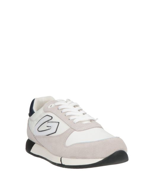 Alberto Guardiani White Trainers for men