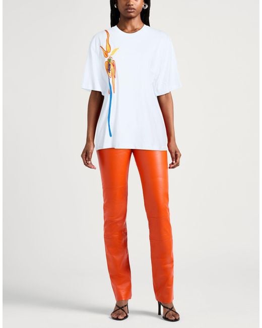 Stella Jean White T-Shirt Cotton