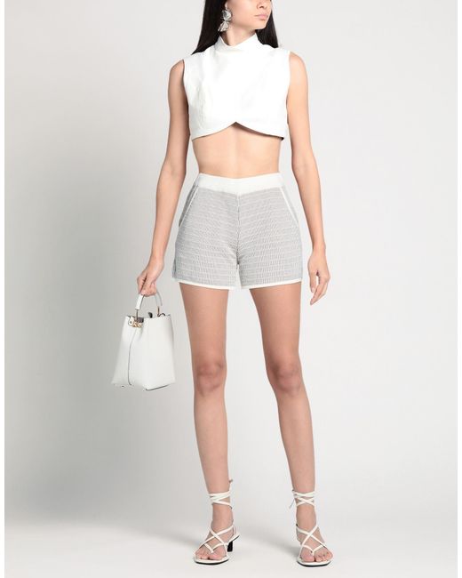 Purotatto Gray Shorts & Bermuda Shorts Cotton