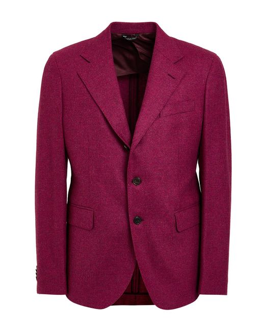 Brian Dales Purple Plum Blazer Wool for men