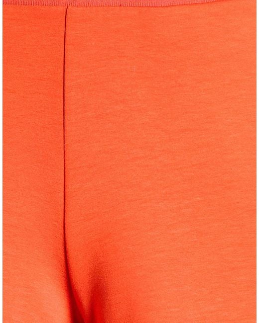 EA7 Orange Shorts & Bermuda Shorts Viscose, Polyester, Elastane