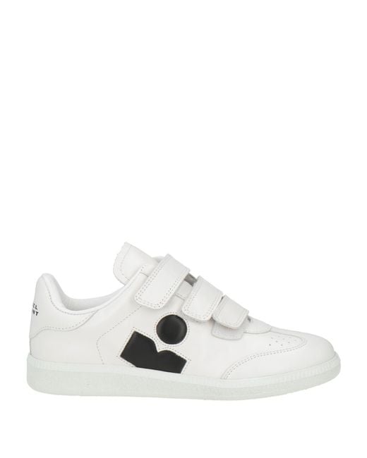 Isabel Marant White Sneakers Cow Leather