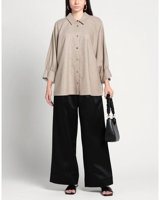 Xandres Natural Sand Shirt Polyester, Viscose, Elastane