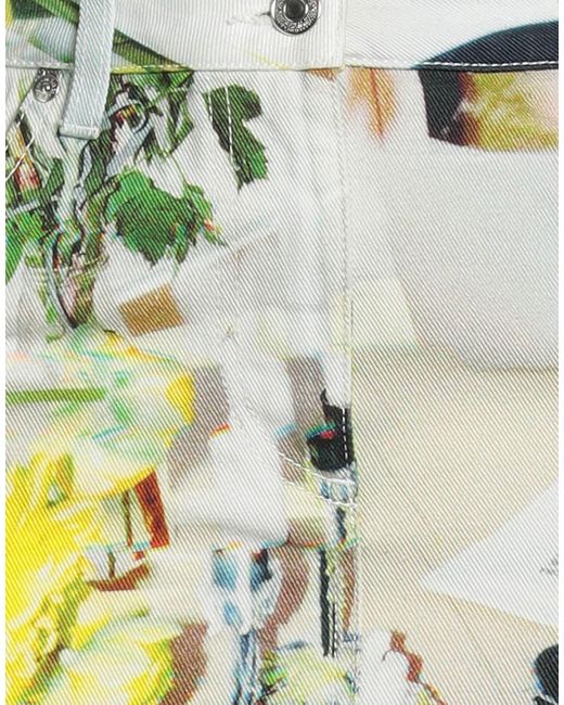 MSGM Gray Denim Skirts