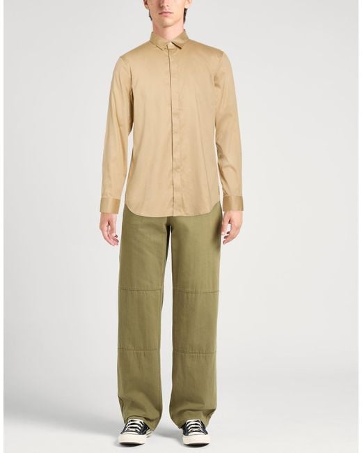 ARMANI EXCHANGE Natural Shirt Cotton, Elastane for men