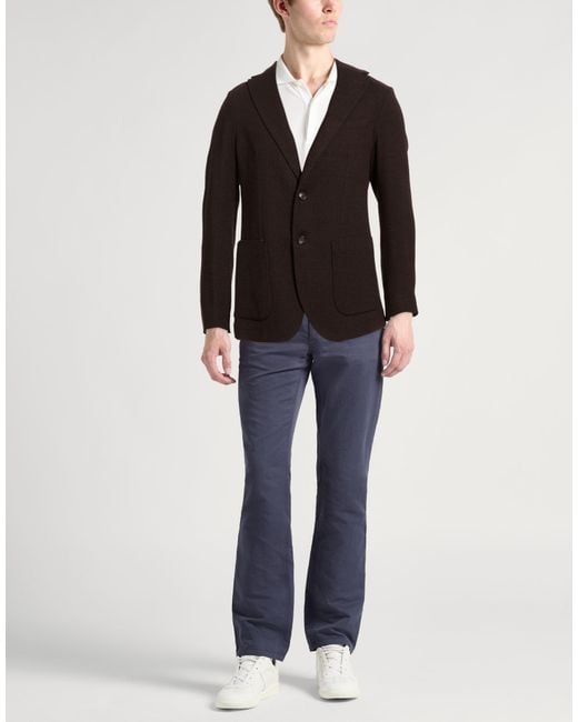 Circolo 1901 Black Blazer Virgin Wool, Elastane for men