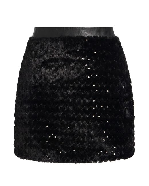 Gaelle Paris Black Mini Skirt
