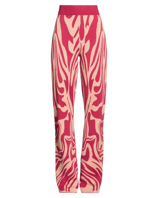 BCBGMAXAZRIA Red Trouser