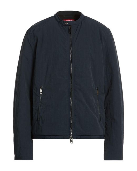 DIESEL Blue Jackets for men