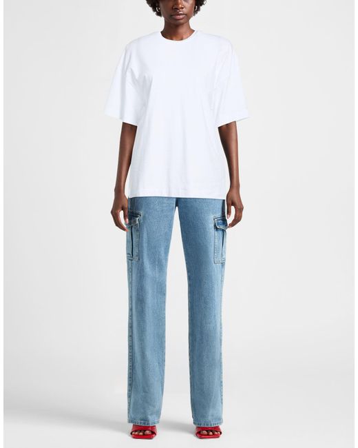 Alpha Studio White T-Shirts