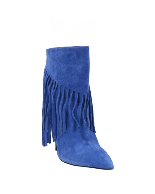 Pinko Blue Ankle Boots