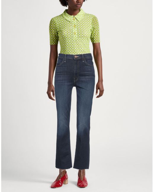 Mother Blue Jeans Cotton, Polyester, Elastane