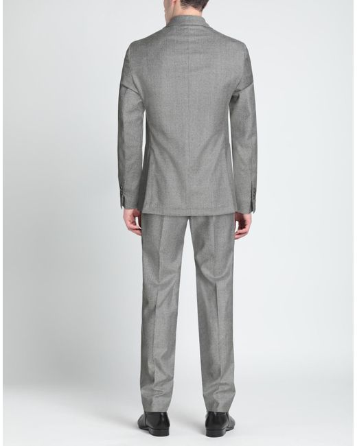 Mp Massimo Piombo Gray Suit for men