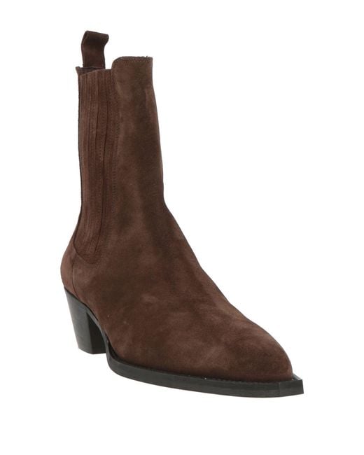 Bibi Lou Brown Ankle Boots