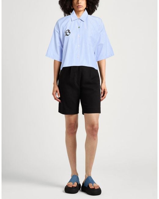Barrow Blue Shirt Cotton, Polyester, Polyamide