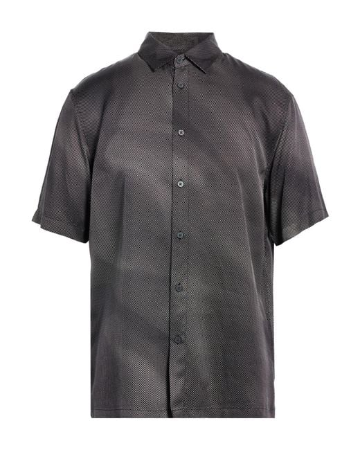 ARMANI EXCHANGE Gray Shirt Viscose for men