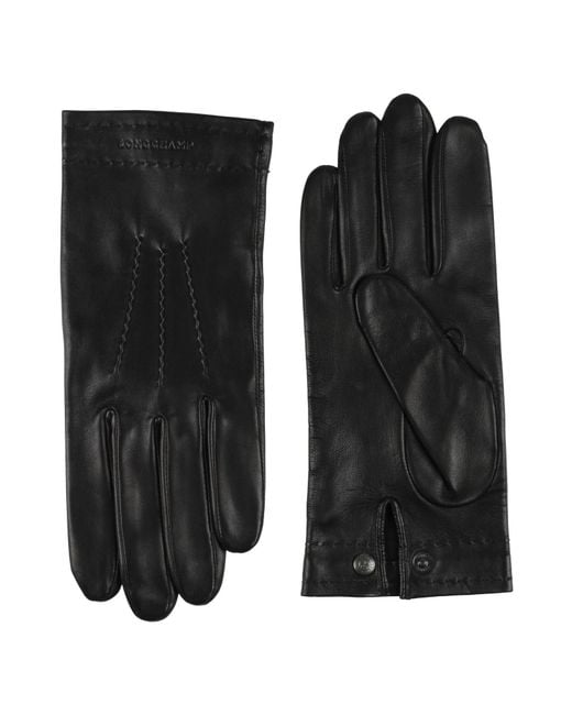 Gants Longchamp en coloris Black