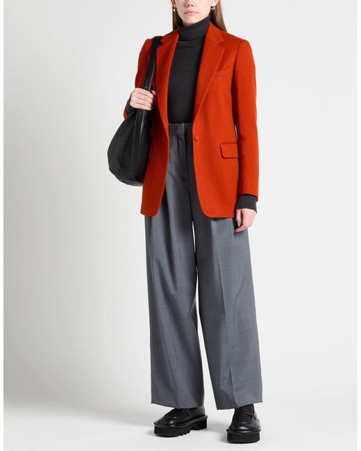 Dries Van Noten Red Blazer Wool