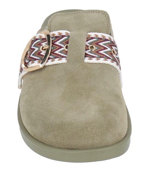 Blauer Multicolor Mules & Clogs