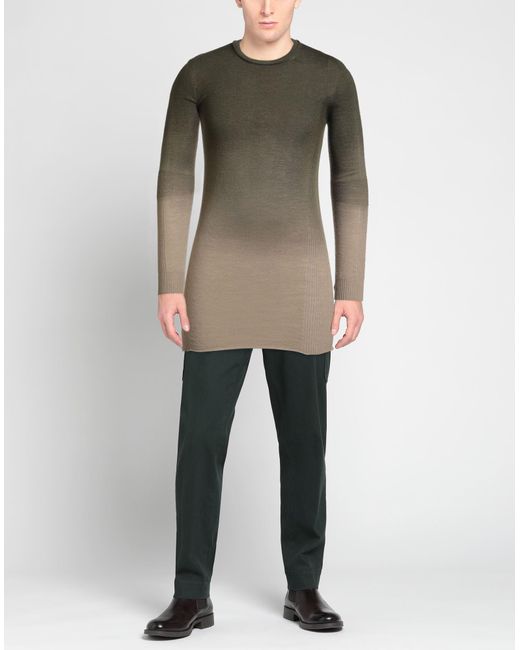 Masnada Green Sweater Merino Wool for men
