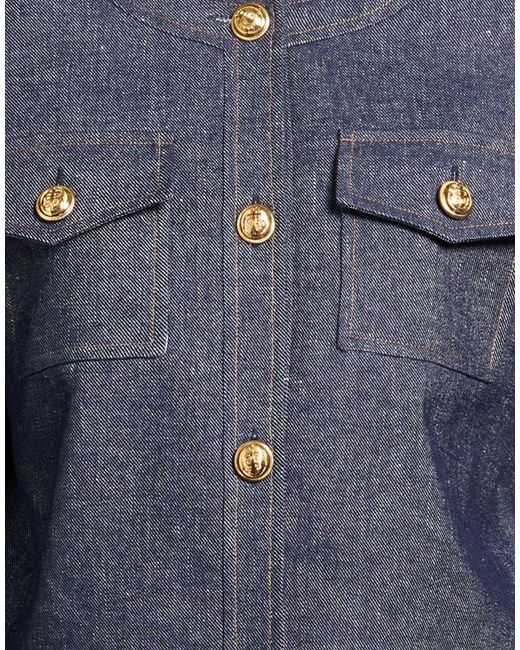 Forte Blue Jacket Cotton, Linen