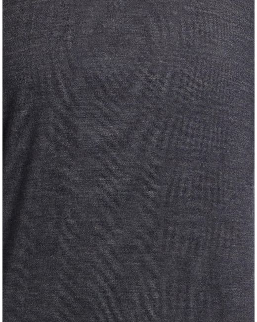 Lardini Gray Charcoal Turtleneck Wool for men