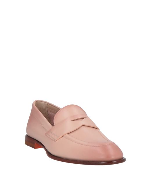 Santoni Pink Mokassin