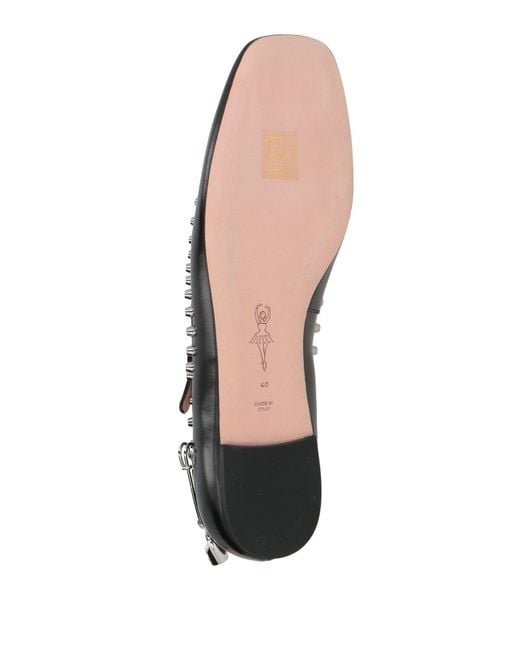 Bally Black Ballet Flats