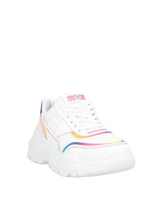 Versace Jeans Couture White Trainers