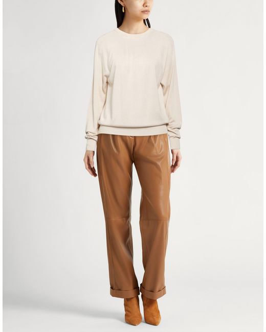 Gentry Portofino White Sweater Virgin Wool, Silk