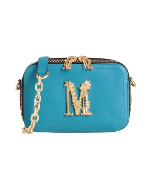 Moschino Blue Belt Bag