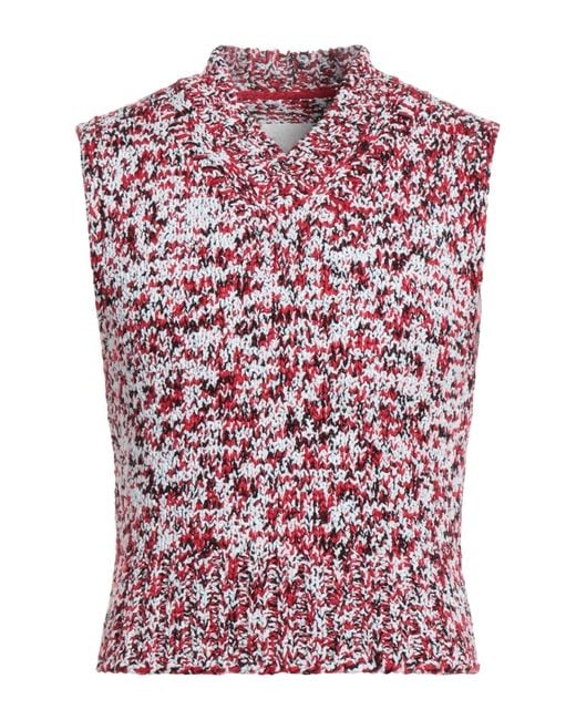 Maison Margiela Red Sweater Wool, Polyamide, Alpaca Wool for men
