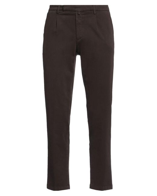 Briglia 1949 Gray Dark Pants Cotton, Elastane for men