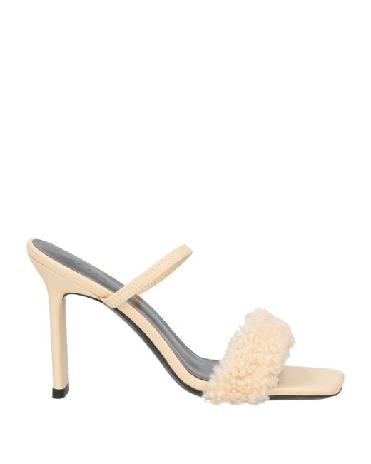 By Far Natural Sandals