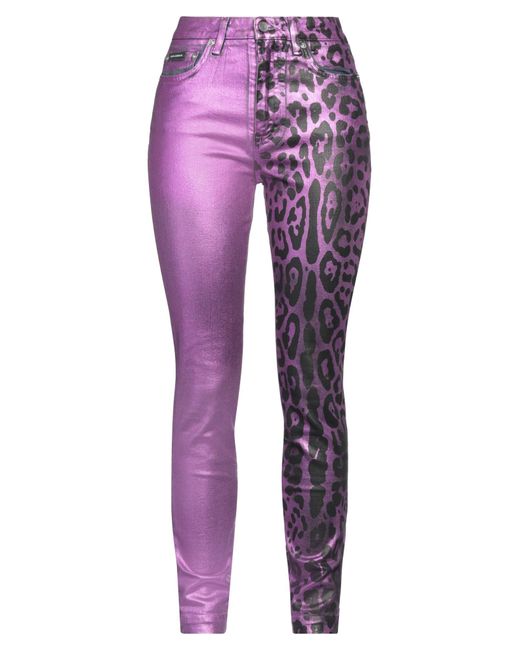 Dolce & Gabbana Purple Pants