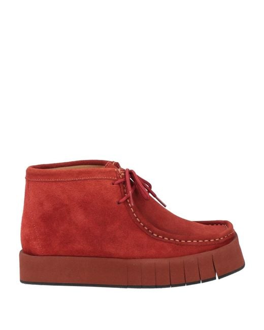 Paloma Barceló Red Ankle Boots