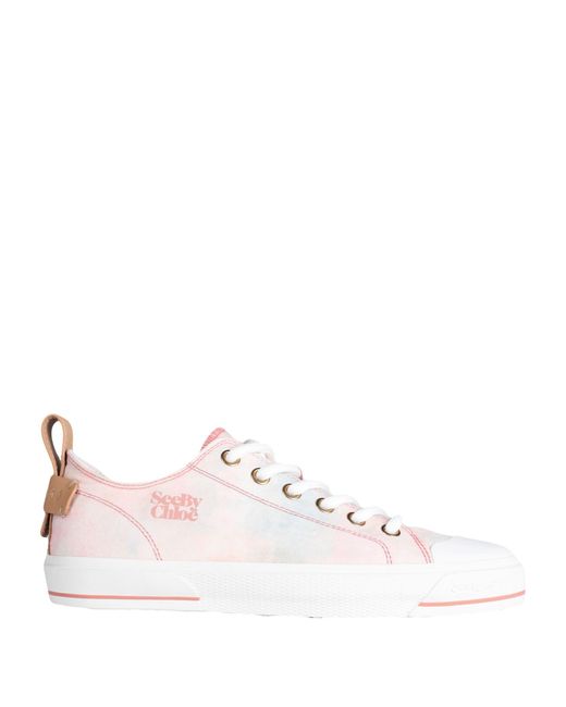 See By Chloé Natural Light Sneakers Textile Fibers