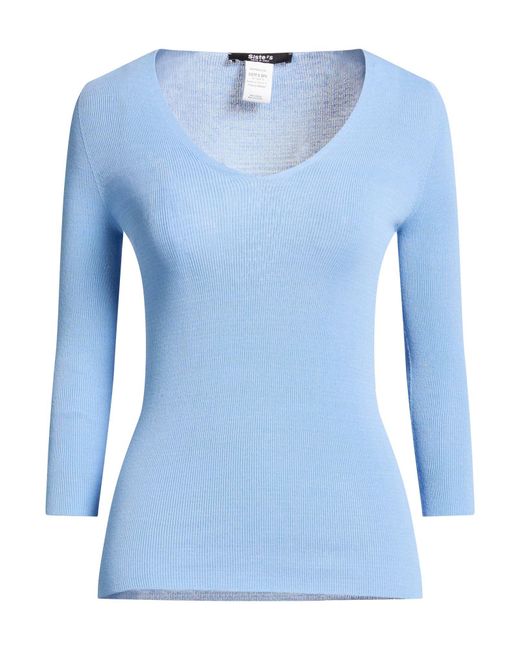 Siste's Blue Sky Sweater Viscose, Polyester