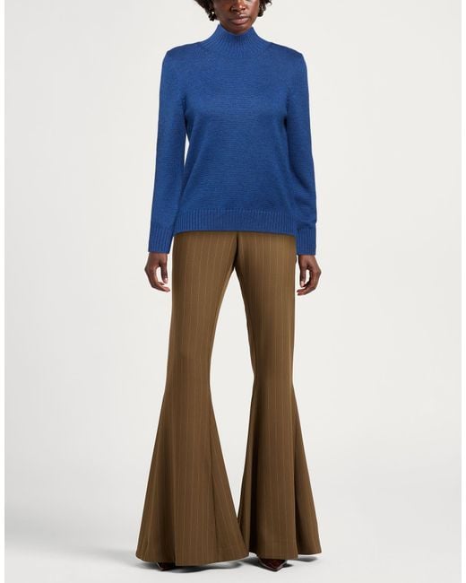 Gran Sasso Blue Turtleneck Virgin Wool
