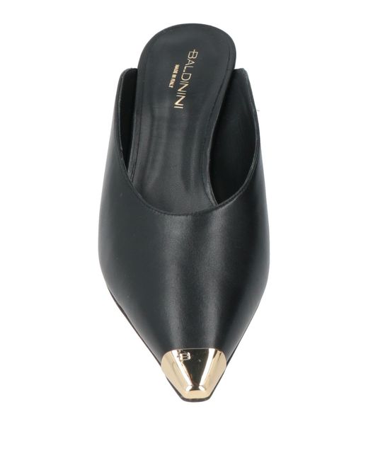 Baldinini Gray Mules & Clogs