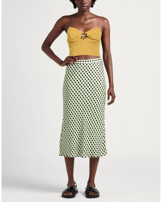 Elisabetta Franchi Yellow Top Polyester, Elastane