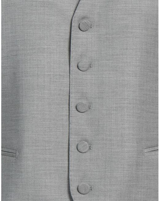 Tagliatore Gray Waistcoat for men