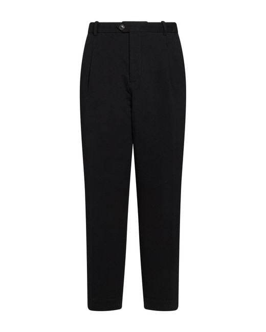 Circolo 1901 Black Pants Cotton, Elastane for men