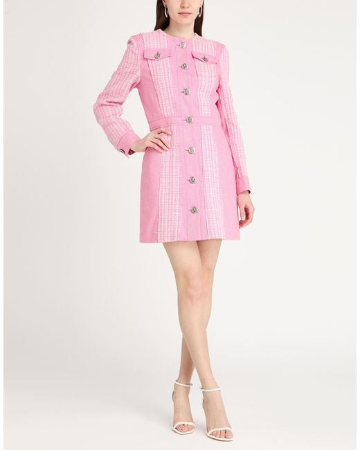 Moschino Pink Overcoat & Trench Coat