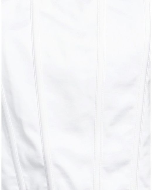 Brunello Cucinelli White Top Cotton, Polyamide, Elastane, Brass