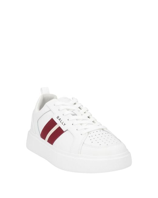 Bally White Trainers