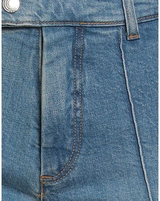 Gcds Blue Jeans Cotton, Elastane